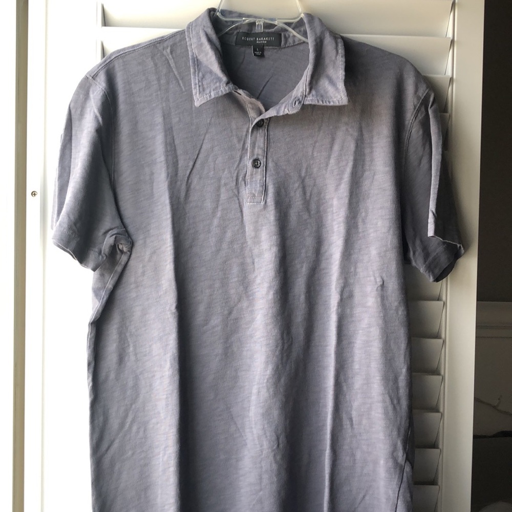 Robert Barakett Gray Polo Shirt